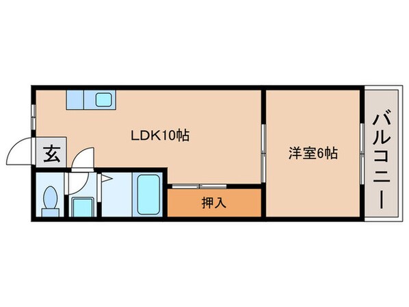 サンシャイン稲上の物件間取画像